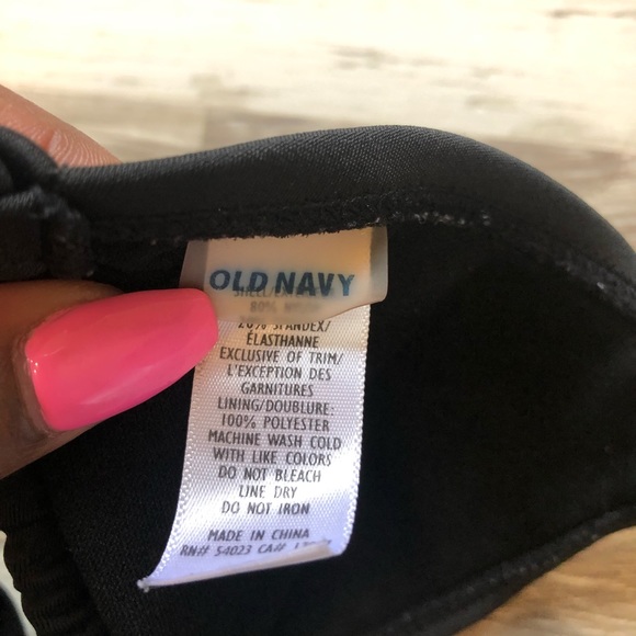 GUC Old Navy Women’s Adjustable Black String Bikini Top - Picture 9 of 10